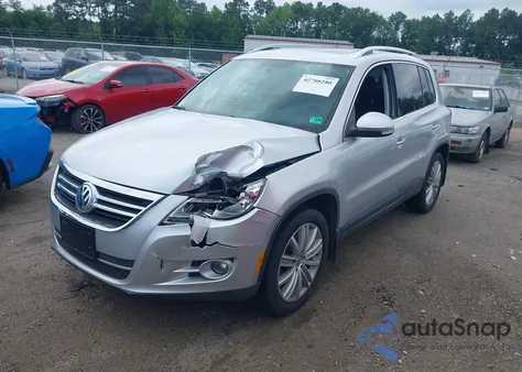 2010 Volkswagen Tiguan Se from USA, damaged, VIN WVGAV9AX5AW001547